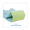 Mops | Boardwalk BWK1200XLCT Ecomop Looped-End Recycled Fibers Mop Head - Extra Large, Green (12/Carton) image number 7