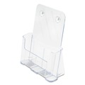 Desk Shelves | Deflecto 77001 9.25w x 3.75d x 10.75h Magazine DocuHolder for Countertop/Wall-Mount - Clear image number 4