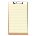 Clipboards | Universal UNV05563 1/2 in. Clip Capacity Hardboard Clipboard for 8.5 in. x 14 in. Sheets - Brown (6/Pack) image number 2