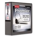 Just Launched | Cardinal 10331 Premier Easy Open 3 in. Capacity 11 in. x 8-1/2 in. 3 Ring ClearVue Locking Slant-D Ring Binder - Black image number 0