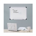 White Boards | Universal UNV43722 24 in. x 18 in. Modern Melamine Dry Erase Board - White Surface, Aluminum Frame image number 5