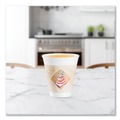 Just Launched | Dart 12X16G 12 oz. Cafe G Foam Hot/Cold Cups - White/Brown/Red (1000/Carton) image number 6