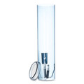 Cups and Lids | San Jamar C3260TBL Pull-Type Water Cup Dispenser for 12 oz Cups - Large/Translucent Blue image number 3