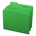 File Folders | Smead 12143 0.75 in. Expansion 1/3-Cut Tabs Colored File Folders - Letter Size/Green (100/Box) image number 5