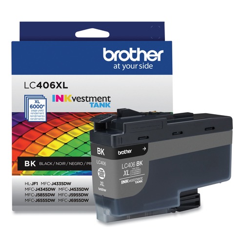 Ink & Toner | Brother LC406XLBKS LC406XLBKS INKvestment 6000 Page-Yield High-Yield Ink - Black image number 0