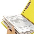 File Folders | Smead 19034 Pressboard Six-Section Top Tab Classification Folders - Legal, Yellow (10/Box) image number 6