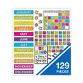 Bulletin Boards | Carson-Dellosa 110522 129-Piece 23 in. x 17 in. Kind Vibes Calendar Bulletin Board Set - Multicolor image number 4