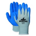Cleaning Gloves | MCR Safety 96731S Memphis Flex Seamless Nylon Knit Gloves - Small, Blue/Gray (1-Dozen) image number 1