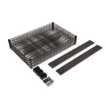 Just Launched | Alera ALESW504824BL 48 in. x 24 in. x 72 in. NSF Certified Industrial Four-Shelf Wire Shelving Kit - Black image number 2