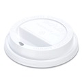 Cups and Lids | SOLO TL31R2-0007 Traveler Cappuccino Style Dome Lid Fits 10 oz Cups - White (100/Pack, 10 Packs/Carton) image number 4