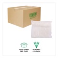 Cutlery | Eco-Products EP-S017 Plantware CPLA Cutlery Fork - White (1000/Carton) image number 1