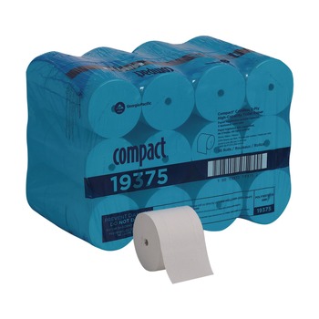 Georgia Pacific Professional 19375 Coreless Septic-Safe 2-Ply Bath Tissue - White (1000 Sheets/Roll, 36 Rolls/Carton)