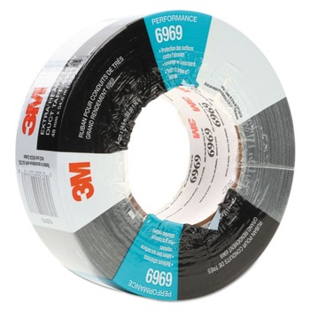 TAPES AND ADHESIVES | 3M 6969 48 mm x 54.8 m 3 in. Core Extra-Heavy-Duty Duct Tape - Silver (1 Roll)