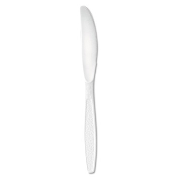 SOLO GD6KW-0007 Guildware Cutlery Extra Heavyweight Polystyrene Knife - White (1000/Carton)