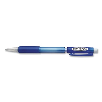 Pentel AX119C 0.9 mm HB (#2) Cometz Mechanical Pencil - Black Lead, Blue Barrel (1-Dozen)