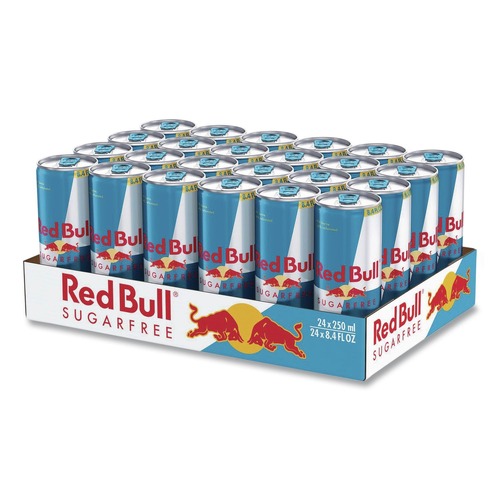 Beverages & Drink Mixes | Red Bull RBD122114 8.4 oz. Can Energy Drink - Sugar-Free (24/Carton) image number 0