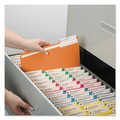 File Folders | Smead 11993 0.75 in. Expansion Reinforced 1/3-Cut Top Tab Colored File Folders - Letter Size/Assorted Colors (100/Box) image number 4