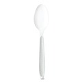 Cutlery | SOLO HSWTX-0007 Impress Heavyweight Full-Length Polystyrene Teaspoon - White (100/Box, 10 Boxes/Carton) image number 0