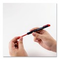 Back to School Sale | Tombow 51537 4.4 millimeter Wax-Based Marking Pencil - Red Wax/Navy Blue Barrel (10/Box) image number 5