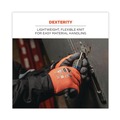 Cleaning Gloves | Ergodyne 17623 ProFlex 7401 Coated Lightweight Winter Gloves - Medium Orange (1-Pair) image number 1