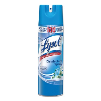 LYSOL Brand 19200-79326 19 oz. Aerosol Spray Disinfectant Spray - Spring Waterfall Scent