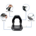 Staple Punches | Swingline A7074050D 1/4 in. Holes 28-Sheet Comfort Handle Steel Two-Hole Punch - Black/Gray image number 5