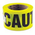 Floor Signs & Safety Signs | Great Neck 10379 3 in. x 1,000 ft. Non-Adhesive Caution Safety Tape - Yellow image number 0