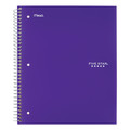 Notebooks & Pads | Five Star 06210 11 in. x 8.5 in. Sheets 3-Subject Medium/College Rule Wirebound Notebook - Randomly Assorted Cover Color image number 6