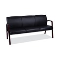 Office Furniture & Lighting | Alera ALERL2319M Reception Lounge WL Series 65.13 in. x 26.13 in. x 33 in. 3-Seat Sofa - Black image number 0