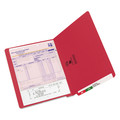 File Folders | Smead 25710 0.75 in. Expansion Shelf-Master Reinforced End Tab Colored Folders - Letter Size/Red (100/Box) image number 4
