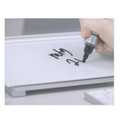 White Boards | Quartet GDP186 18 in. x 6 in. Glass Dry Erase Desktop Computer Pad - White Surface image number 7