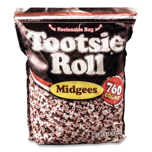 Snacks | Dolcetto OFXSN884580 5 lbs. Bag Midgees - Chocolate image number 0