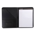 Notebooks & Pads | Samsill 71710 8-1/2 in. x 11 in. Contrast Stitch Leather Padfolio Leather - Black image number 4