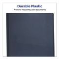 Report Covers & Pocket Folders | Avery 47781 0.5 in. Capacity 8.5 in. x 11 in. Flexible Fastener Lay Flat View Report Cover - Clear/Gray image number 5