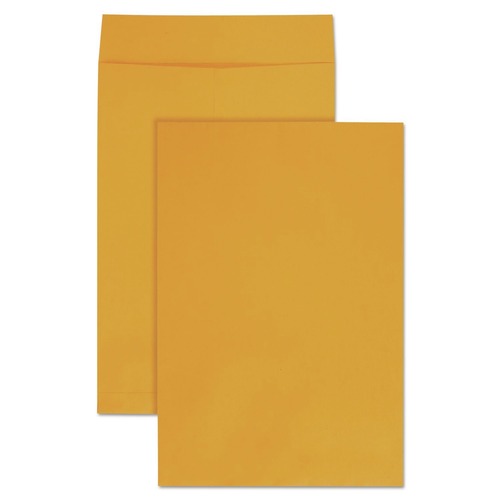 Envelopes & Mailers | Quality Park QUA42353 12.5 in. x 18.5 in. Jumbo Size Cheese Blade Flap Fold-Over Closure Kraft Envelope - Brown Kraft (25/Pack) image number 0