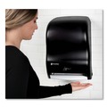 Paper Towel Holders | San Jamar T1400TBK 11.75 in. x 9 in. x 15.5 in. Smart System with iQ Sensor Towel Dispenser - Black Pearl image number 6