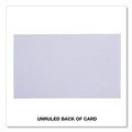 Flash Cards | Universal UNV47210EE 3 in. x 5 in. Ruled Index Cards - White (100/Pack) image number 7