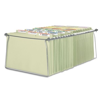 Smead 64873 Steel Hanging Folder Drawer Frame - Legal, Gray (2/Pack)