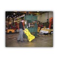 Floor Signs & Safety Signs | Rubbermaid Commercial FG9S1100YEL 13 ft x 40 in. Plastic Portable Mobile Safety Barrier - Yellow image number 4