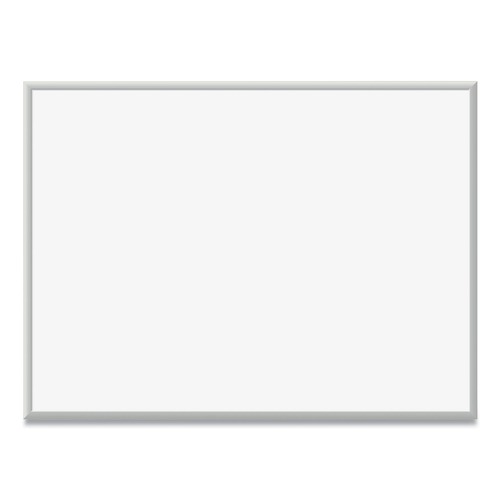 White Boards | U Brands 072U00-01 48 in. x 36 in. Magnetic Dry Erase Board - White Surface/Satin Aluminum Frame image number 0