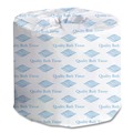 Toilet Paper | GEN GN218 1-Ply Septic Safe Individually Wrapped Rolls Standard Bath Tissue - White (96/Carton) image number 3