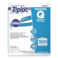 Food Service | Ziploc 364957 7 in. x 7.75 in. 32 oz Zipper Freezer Bags - Clear (300/Carton) image number 0