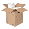 Boxes & Bins | Bankers Box 7714001 SmoothMove 18 in. x 18 in. x 24 in. Basic Moving/Storage Boxes - Large, Brown/Blue (15/Carton) image number 2