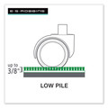 Office Chair Mats | ES Robbins 141042 45 x 53 Natural Origins Chair Mat with Lip for Carpet - Clear image number 2