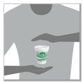  | Dart 12J16H 12 oz. Horizon Hot/Cold Foam Drinking Cups - Green/White (1000/Carton) image number 5