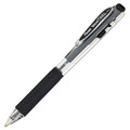 Pens | Pentel K437ASW2 0.7 mm WOW Medium Retractable Gel Pen - Black Ink/Clear/Black Barrel (24/Pack) image number 2