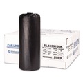 Trash Bags | Inteplast Group SL3339150K Low-Density Commercial Can Liners 33 gal 1.5 mil 33-in x 39-in Black Interleaved Roll 20 Bags/Roll 5 Rolls/Carton image number 0