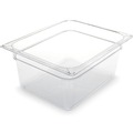 Food Trays, Containers, and Lids | Carlisle 10222B07 10.38 in. x 12.75 in. x 6 in. 8.7 qt. StorPlus Plastic Polycarbonate Food Pan - Clear image number 0