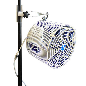 FANS | Versa-Kool VK12TF-SPM-W 12 in. Deep Guard Pole-Mounted Circulation Fan