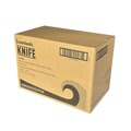 Cutlery | Boardwalk BWKKNIFEBLPPIW Mediumweight Wrapped Polypropylene Plastic Knife Cutlery - Black (1000/Carton) image number 2